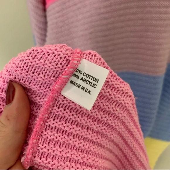 ASOS PLT • Exclusive Color Block Sweater - Picture 7 of 8